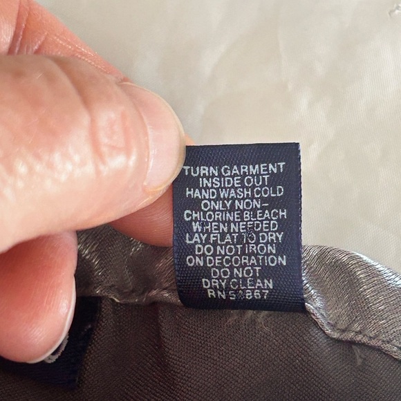 Vintage Y2K Women's Silver Metallic Glitter Trim Midi Skirt Size S Fairy - Picture 9 of 9